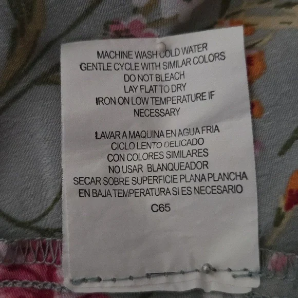 Lily Rose Pink & Green Floral Dress - Picture 4 of 5